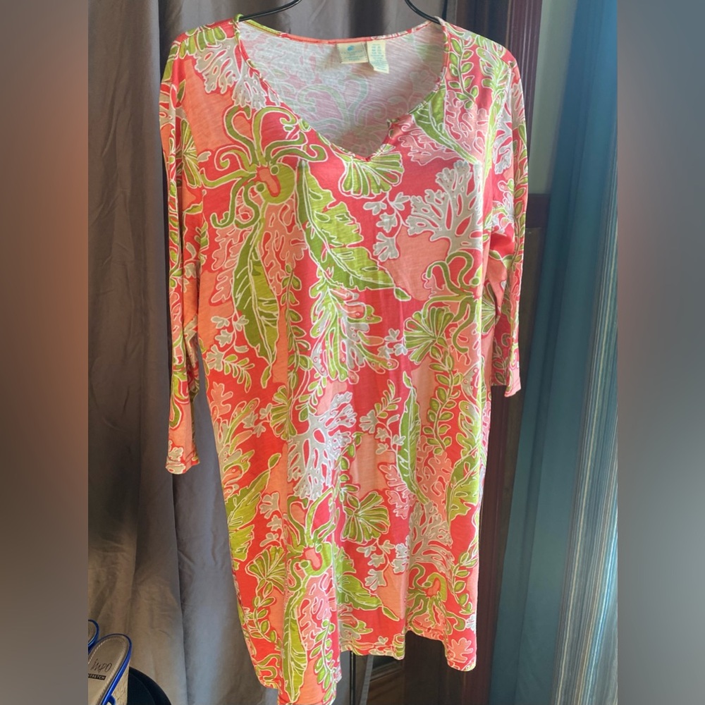 Caribbean Joe Cover up ! Vacay ready ! Size XL Beach Ready